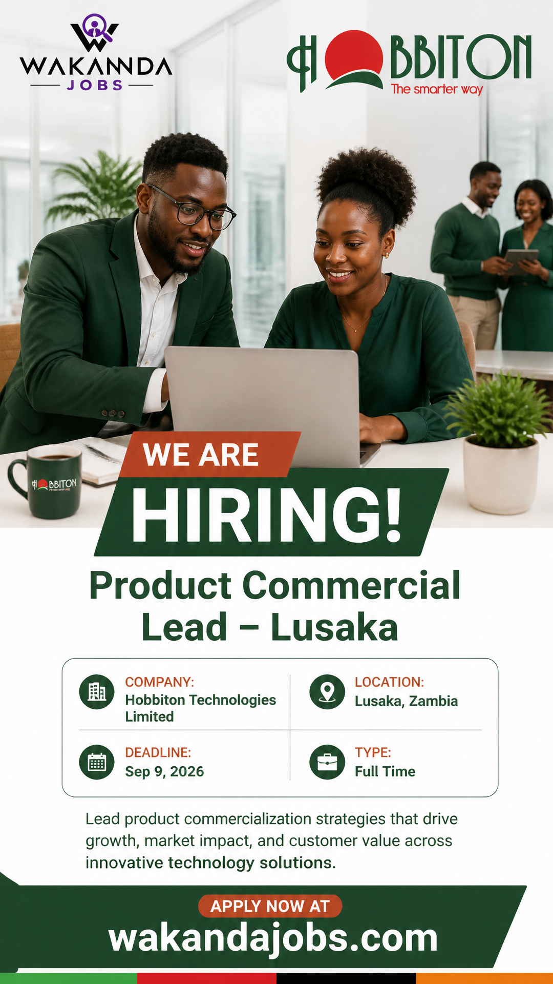 Product Commercial Lead – Lusaka