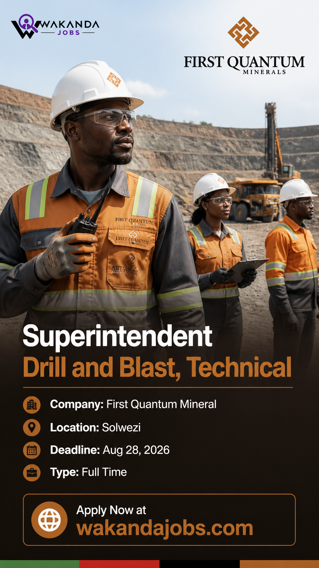 Superintendent Drill and Blast, Technical