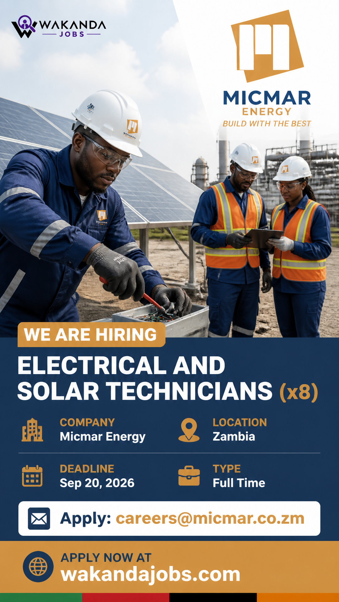 Electrical and Solar Technicians (x8)