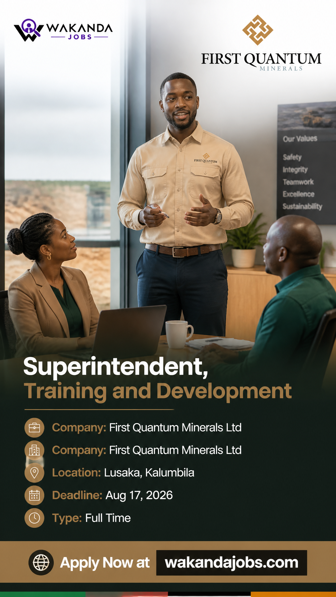 Superintendent, Training and Development