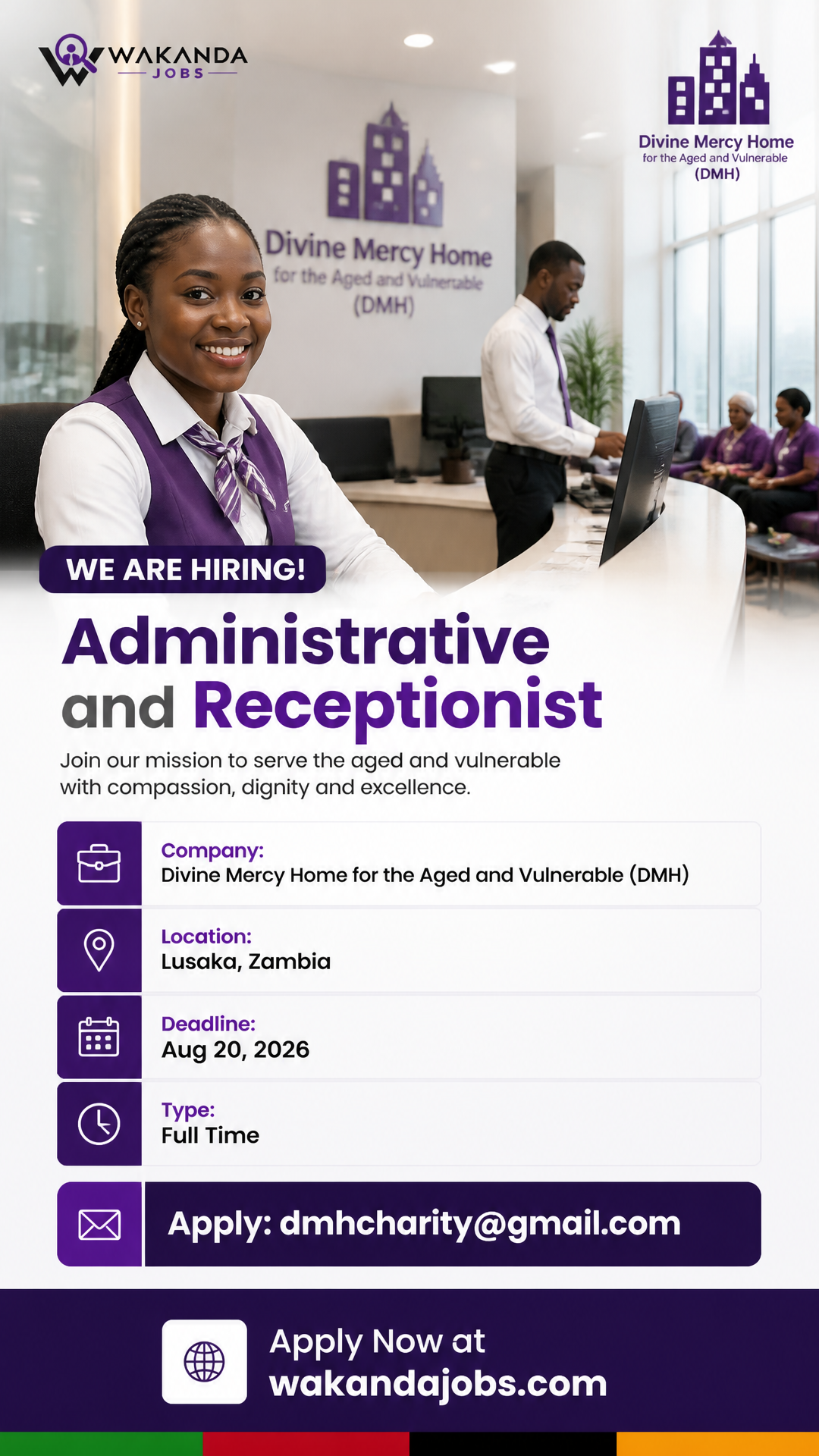 Administrative and Receptionist